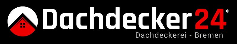 Dachdecker24 Bremen - Bedachungen - Steildach, Flachdach - Logo-Design